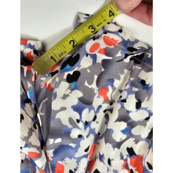 Yumi Kim sz XS 100% silk lined high waisted pleat shorts floral coquette summer - Picture 11 of 11